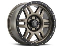 Icon Alloys Six Speed Bronze Wheels 17x8.5