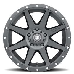 Icon Alloys Rebound Satin Black Wheels 20x9