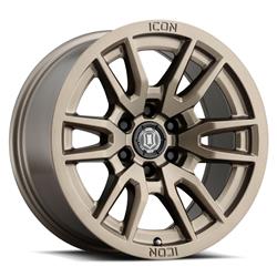 Icon Alloys Vector 6 Bronze Wheels 17x8.5