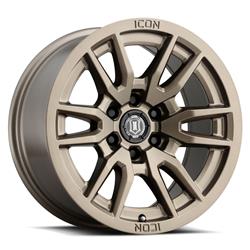 Icon Alloys Vector 6 Bronze Wheels 17x8.5