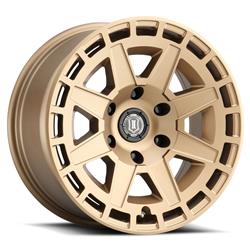 Icon Alloys Compass Satin Brass Wheels 17x8.5
