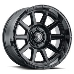 Icon Alloys Recoil Gloss Black Wheels 20x10