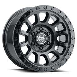 Icon Alloys Hulse Double Black Wheels 17x8.5