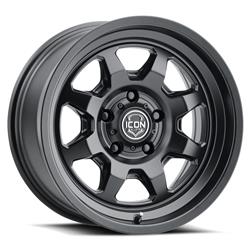 Icon Alloys Nuevo Satin Black Wheels 17x8.5