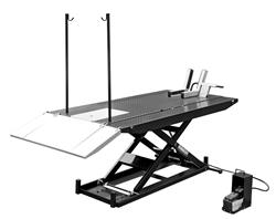 iDEAL Equipment Air/Hydraulic Motorcycle Lift Benches M-1500C-HR-BLK