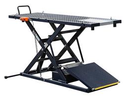 iDEAL Equipment Electric/Hydraulic Motorcycle Lift Benches M-2200IEH-XR-BLK