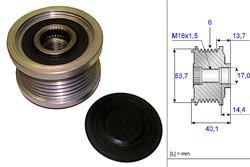 INA Overrunning Alternator Pulleys EA0202
