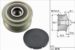 INA Overrunning Alternator Pulleys for 2000-2001 MPV - EA0035