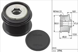 INA Overrunning Alternator Pulleys EA0198