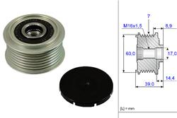 INA Overrunning Alternator Pulleys EA0245