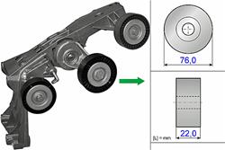 INA Accessory Drive Tensioners FT40431