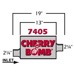 Cherry Bomb 7405 Pro Muffler Cherry Bomb 7405 Pro Muffler