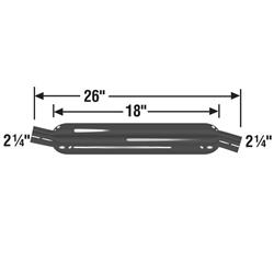 Cherry Bomb Glasspack Steel 2.25 Inch Muffler 87046CB