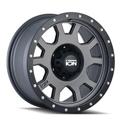 ION Alloy Series 135 Matte Gunmetal Wheels with Matte Black Beadlock 135-5885MG