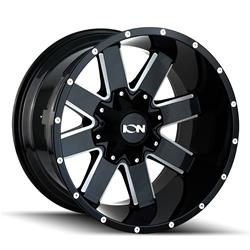 ION Alloy Series 141 Gloss Black Milled Wheels 20x9