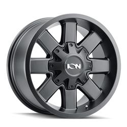 ION Alloy Series 141 Satin Black Wheels 17x9