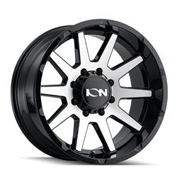 ION Alloy Series 143 Gloss Black Wheels with Red Machined Face 20x10