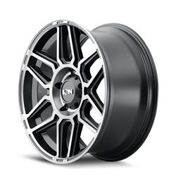 ION Alloy Series 146 Matte Black Wheels with Machined Dark Tint