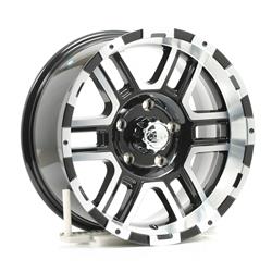 ION Alloy Series 179 Gloss Black Wheels with Machined Accents 17x8