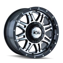 ION Alloy Series 186 Gloss Black Wheels with Machined Face 186-8956B