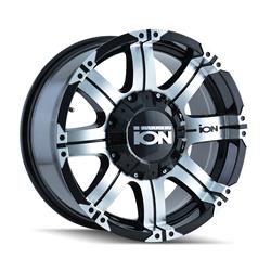 ION Alloy Series 187 Gloss Black Wheels with Machined Accents 187-8937B