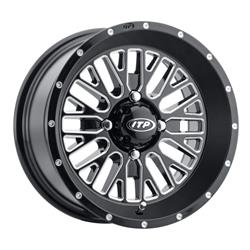 ITP Momentum Black Wheels with Milled Accents 14x7