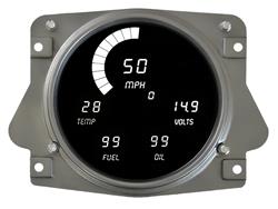Intellitronix 1966-1977 Ford Bronco Digital Direct-Fit Gauge Clusters for 1966-1977 BRONCO - DP1020W