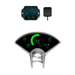 Intellitronix 1955-1956 Chevy Bel Air Direct-Fit Digital Gauge Clusters DP1101G-S9020