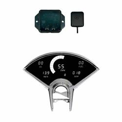 Intellitronix 1955-1956 Chevy Bel Air Direct-Fit Digital Gauge Clusters DP1101W-S9020