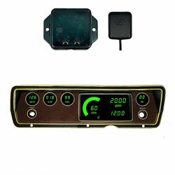 Intellitronix 1970-1976 Dodge Duster/Dart Digital Direct-Fit Gauge Clusters for 1970-1976 DART, DUSTER - DP1805G-S9020