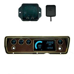 Intellitronix 1970-1976 Dodge Duster/Dart Digital Direct-Fit Gauge Clusters for 1970-1976 DART, DUSTER - DP1805T-S9020