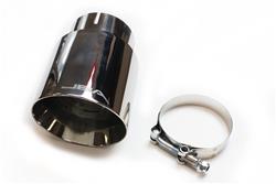 JBA Performance Exhaust  Round, Chrome 3 Inch Exhaust Tip 12-08276