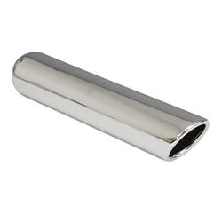 Jones Exhaust Chrome Plated  Round, Chrome 2.25 Inch Exhaust Tip IRAC31218