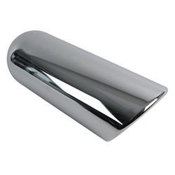 Jones Exhaust Chrome Plated  Round, Chrome 2.50 Inch Exhaust Tip IRAC412