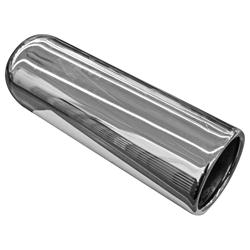 Jones Exhaust Chrome Plated  Round, Chrome 2.50 Inch Exhaust Tip IRPT4012