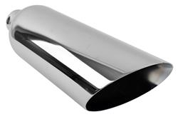 Jones Exhaust Chrome Plated  Round, Polished 2.50 Inch Exhaust Tip JAC618-212