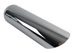 Jones Exhaust Chrome Plated  Round, Chrome 2.25 Inch Exhaust Tip JAC31212