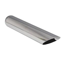 Jones Exhaust Chrome Plated  Round, Chrome 2.25 Inch Exhaust Tip JAC31218