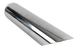 Jones Exhaust Chrome Plated  Round, Chrome 2 Inch Exhaust Tip JAC312