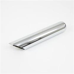 Jones Exhaust Chrome Plated  Round, Chrome 2 Inch Exhaust Tip JAC316
