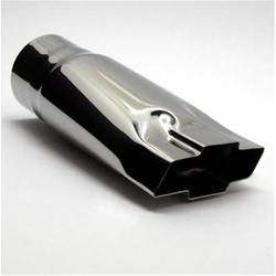 Jones Exhaust Stainless Steel  Bowtie, Polished 2.50 Inch Exhaust Tip JCB212-SS