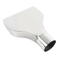 Jones Exhaust Stainless Steel  Rectangular, Polished 2.50 Inch Exhaust Tip JST027H