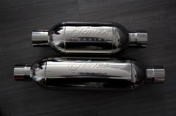 Jones Exhaust Turbine 409 Stainless Steel 3.5 Inch Muffler JT3535XL