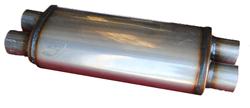 Jones Exhaust MAX Flow 409 Stainless Steel 2.5 Inch Muffler MF2468