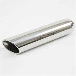 Jones Exhaust Stainless Steel  Round, Polished 2.50 Inch Exhaust Tip PRAC418SS