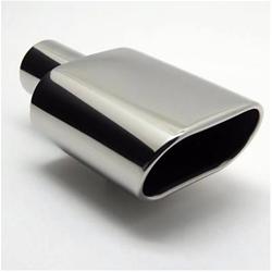 Jones Exhaust Stainless Steel  Oval, Polished 2.25 Inch Exhaust Tip PRS600SS