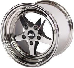 JMS Chip Avenger Series Clearcoated Silver Diamond Cut Wheels 17x10