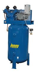 Jenny Electric Tank Mounted Stationary Air Compressors JEJ5E-80V-1-230