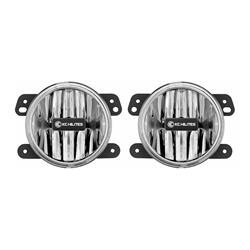 KC HiLiTES Gravity LED Driving Lights for 2020-2024 GLADIATOR, 2010-2024 WRANGLER, 2018 WRANGLER JK - 497
