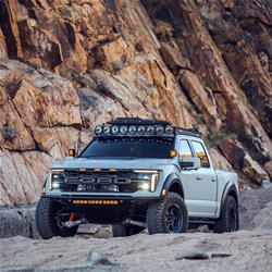 KC HiLiTES Platform One Roof Racks with 360-Degree Lighting for 2015-2026 F-150, 2022-2026 F-150 LIGHTNING - AK-92302